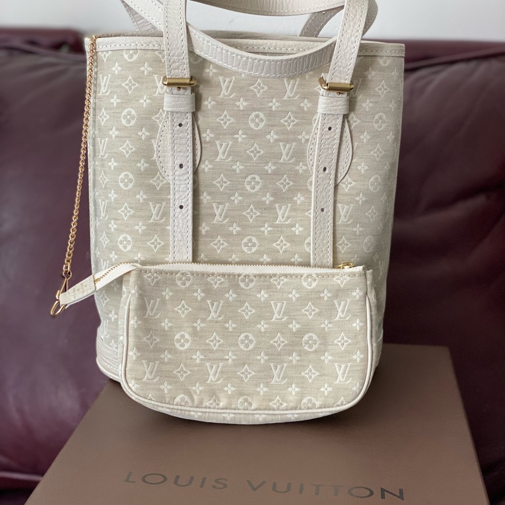 ❌❌SOLD❌❌Beige Monogram Mini
Lin Bucket PM (new)